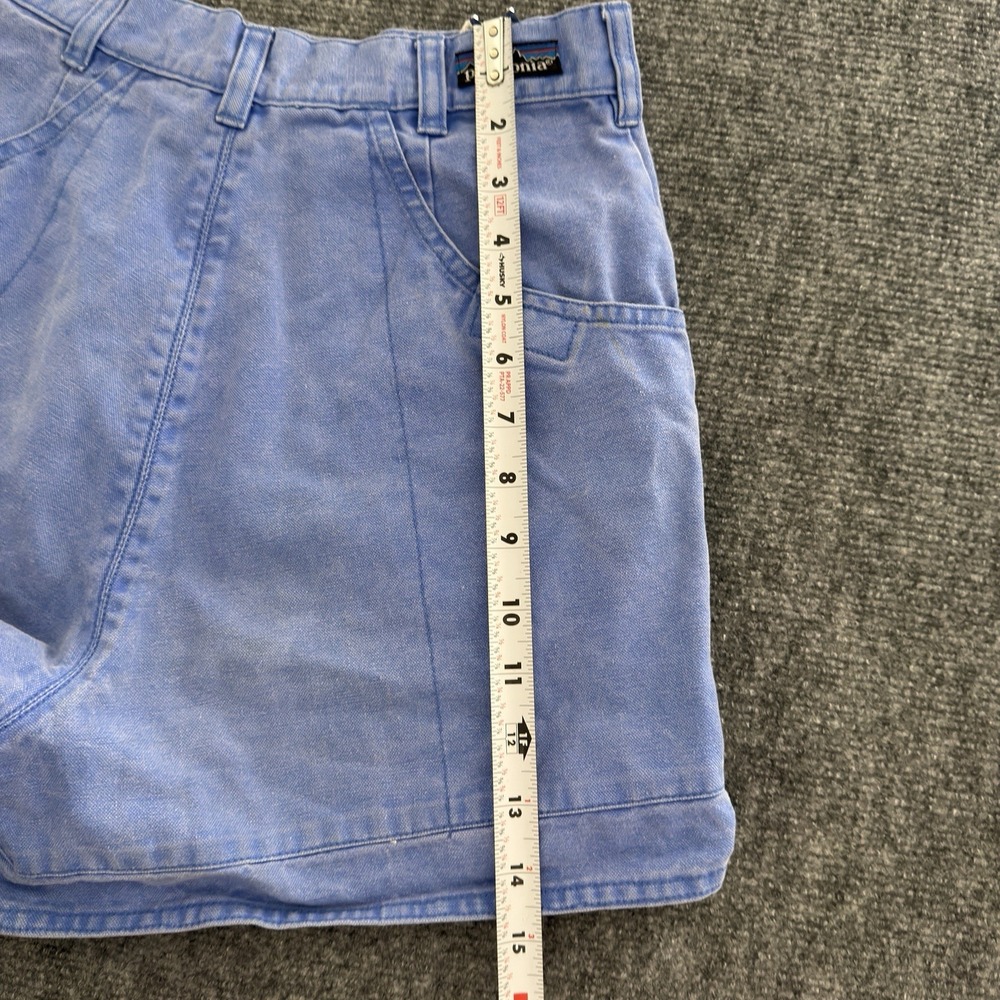 Vtg 90s Patagonia Canvas High Rise Stand Up Hiking Shorts Womens Sz 8 Purple - Picture 9 of 11
